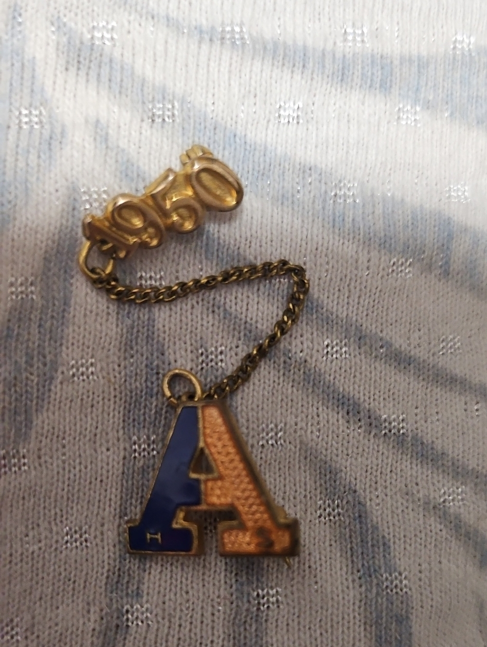 1950' Enamelled VERMEIL PIN